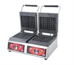 DRN Waffle Makinesi Kare -2 İkili Elektrikli 54x40x30 DRNWK-2